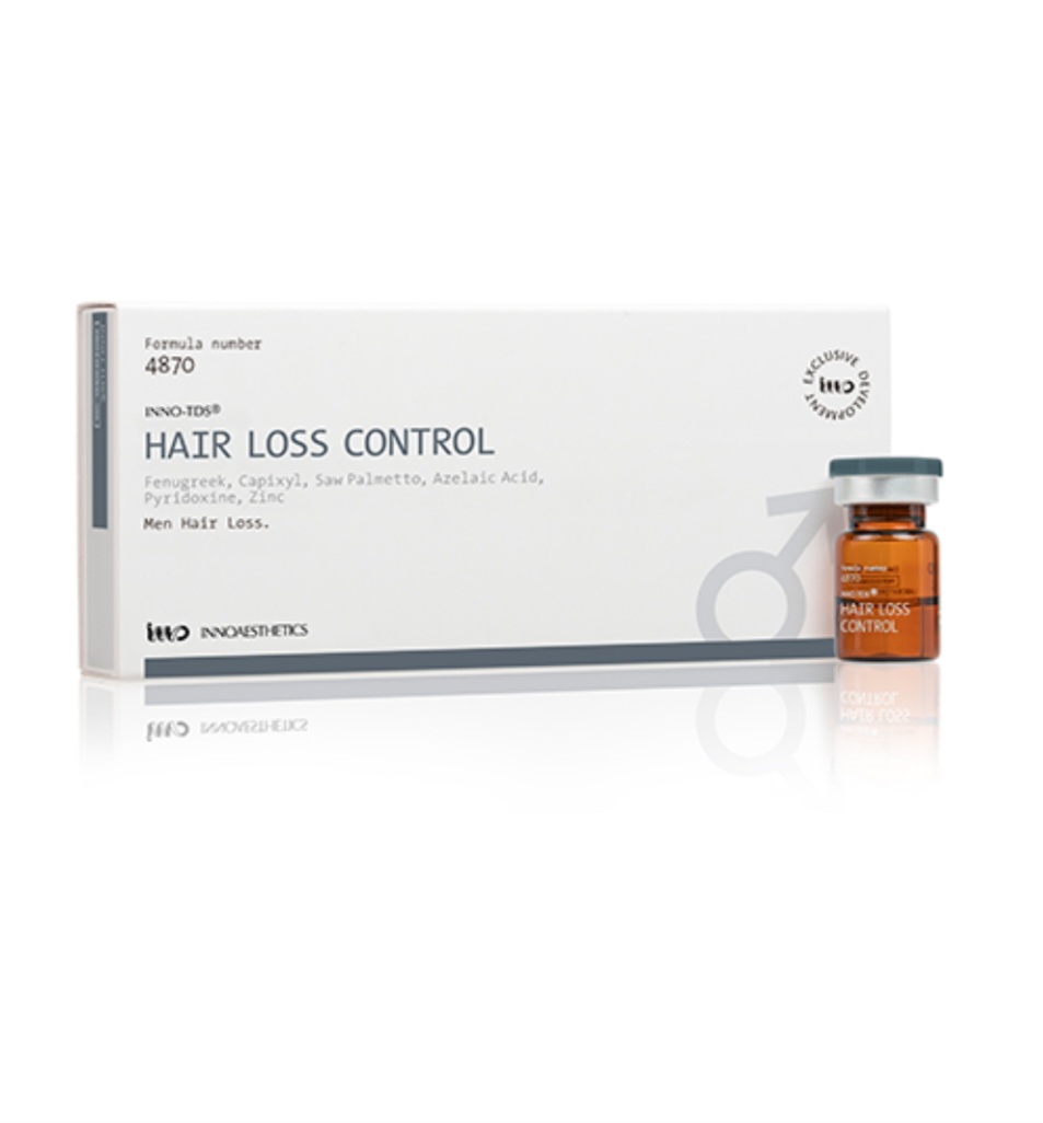 کوکتل درمان ریزش موی مردانه اینواستتیک هیر لاس ( HAIR LOSS CONTROL )