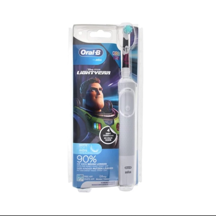 مسواک برقی کودک اورال بی oral b مدل lightyear