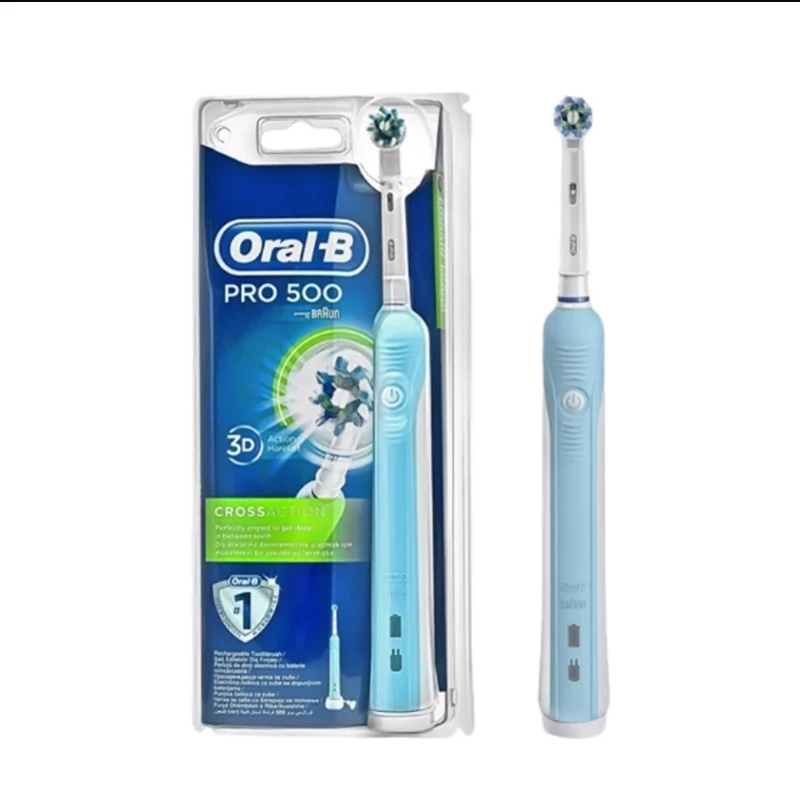 مسواک برقی اورال بی oral b مدل pro 500 cross action 3d