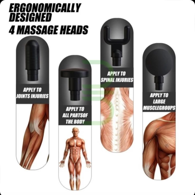 ماساژور تفنگی mini facial gun مدل HS-007
