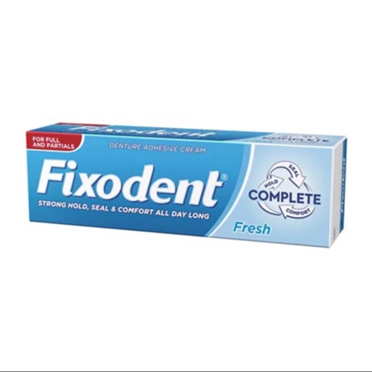 خمیر چسب دندان مصنوعی فیکسودنت fixodent fresh complete