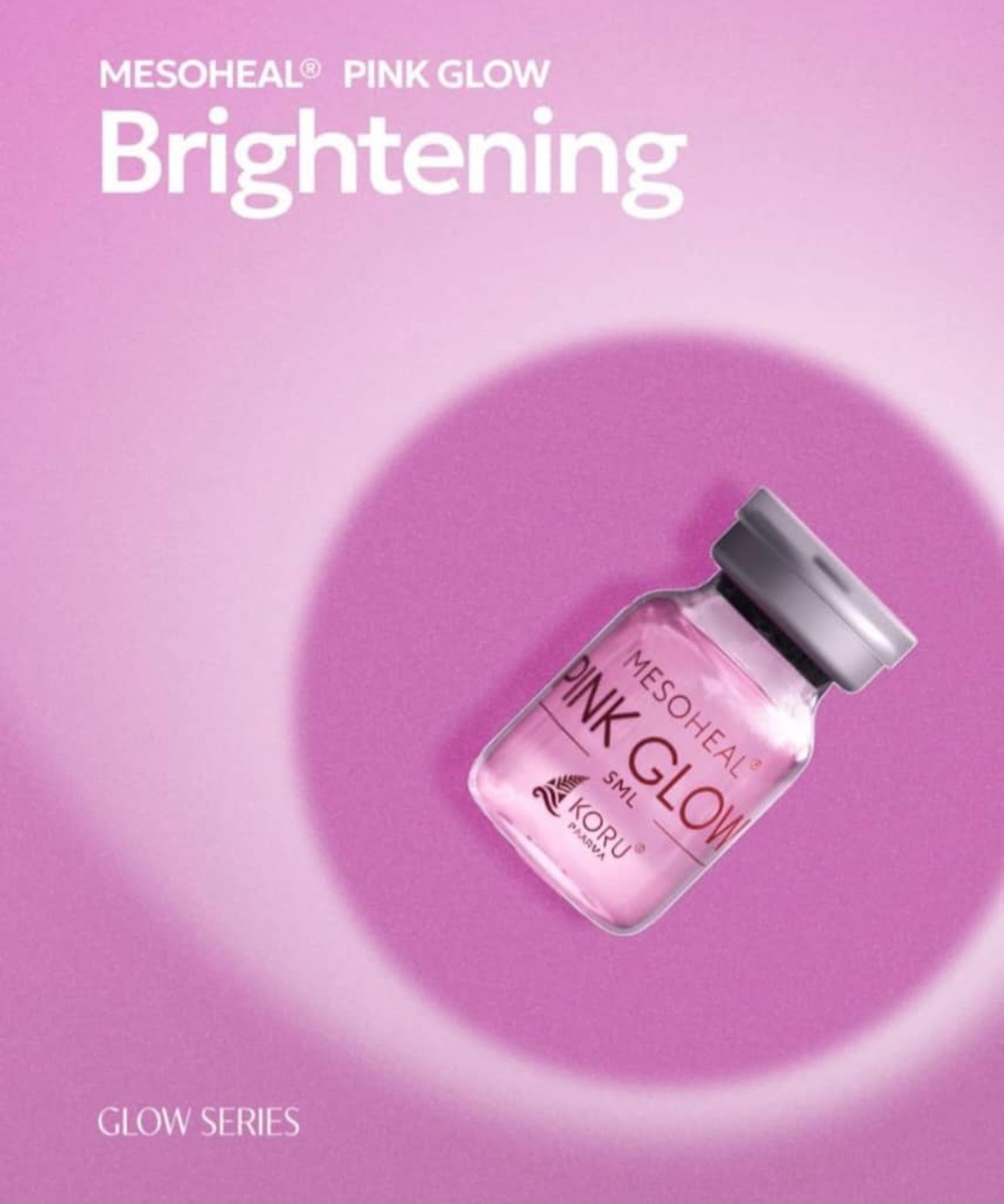 کوکتل ضدلک و روشن کننده پینک گلو ( pink glow ) برند مزوهیل شرکت کروفارما