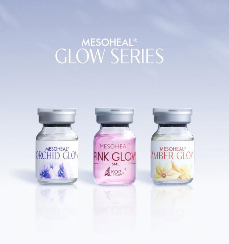 کوکتل جوانساز و آبرسان آمبر گلو _ امبر گلو ( Amber glow ) مدل مزوهیل شرکت کرو فارما