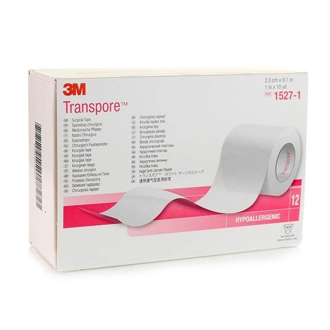 چسب ضد حساسیت ترانسپور 3M سایز 2/5 سانتی