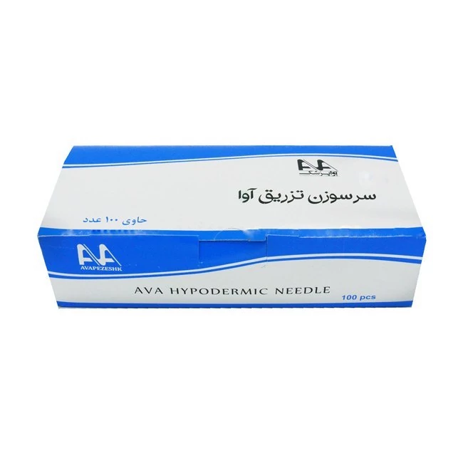 سرسوزن آوا گیج 21 سبز(بسته 100عددی)