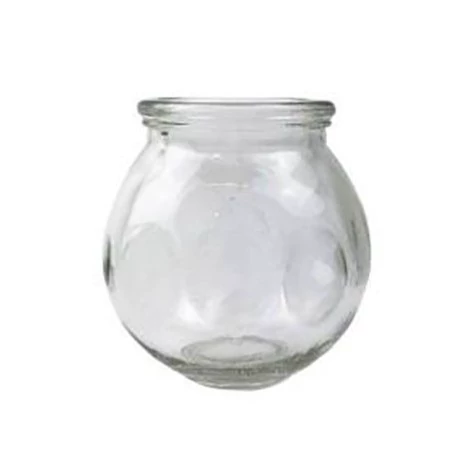 لیوان بادکش شیشه ای سایز 3